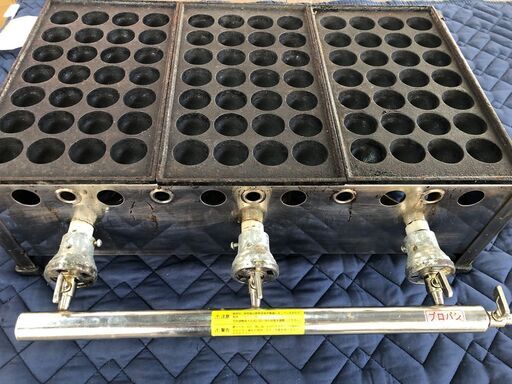 ☆彡業務用たこ焼き器!!！28個3連!!屋台!!キッチンカー!!イベントに