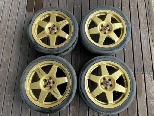 speedline スピードライン アルミ ホイール 17インチ 4本 17×7JJ 5穴