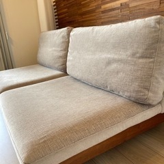 【定価40万円★値下げしました】マスターウォール デニッシュソファー 3P シルバー