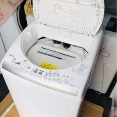 配送可能 東芝 TOSHIBA AW-80VM-W [たて型洗濯乾燥機（8.0kg） 自動