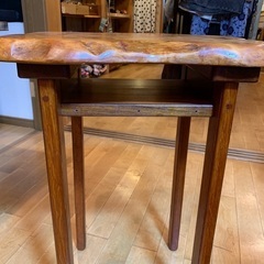 サイドテーブル楓 工芸品