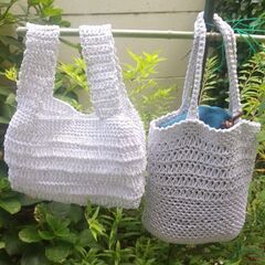 駅近！編み物教室🌴 夏のバッグを編んでみました