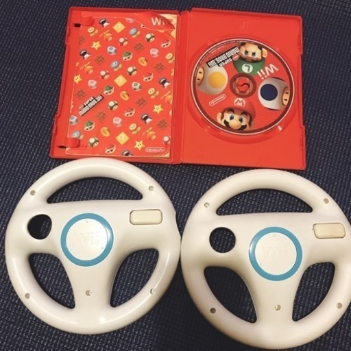 wii ゲーム　ソフト　マリオカート　ハンドル