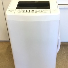 ＜美品＞ハイセンス 洗濯機・4.5kg・風乾燥◇HW-T45-C