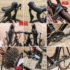 60万円以上のカスタム美品🇮🇹デローザ MERAKメラク カーボンロードバイク