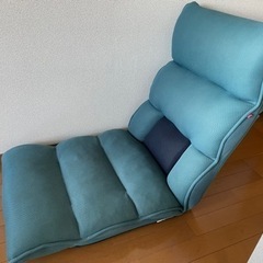 【ネット決済】【美品✨】座椅子 腰の神様シリーズ！ブルー