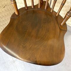 ヴィンテージチェア 飛騨産業 キツツキマーク ウィンザーチェア スピンドルバック １脚 アンティーク レトロ 木製 椅子 札幌市手稲区