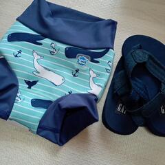 お話し中水着１歳前後で買いました　GAPサンダル付き