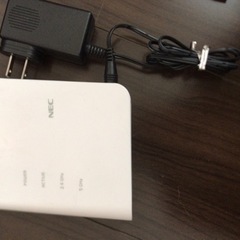 NEC WiFiルーターとLANケーブルセット