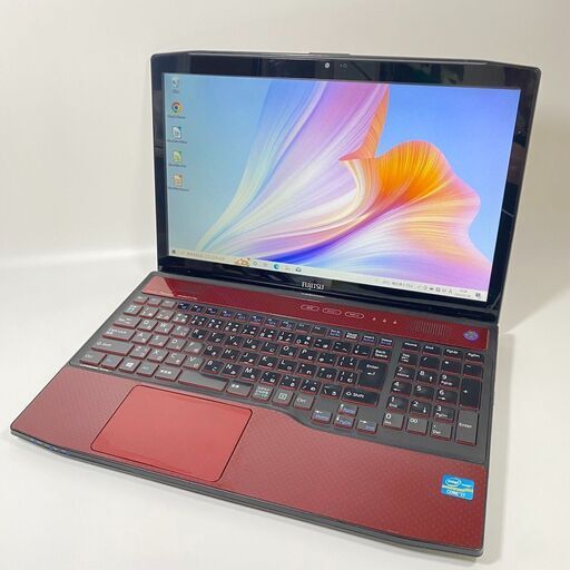 Corei7 メモリ16GB 新品 SSD480GB タッチパネル搭載 富士通 ノートパソコン ガーネットレッド