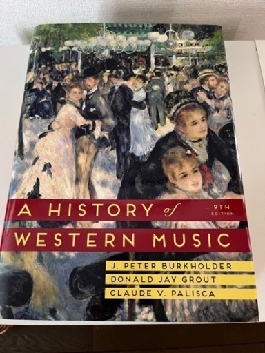 音楽学書　“A History of Western Music”