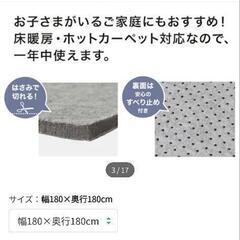 【値下げ】ニトリ 下敷き専用 低反発ラグパッド