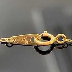 【超美品‼️】シエナ 天然ダイヤモンド9石(0.1カラット) K18 イエローゴールド レディースネックレス