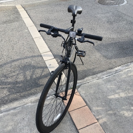 新車》クロスバイク backpacker. マットブラック 新車】 クロスバイク