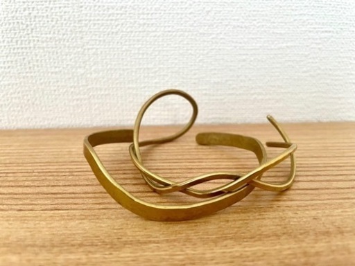 18k 刻印有 金 67g ブレスレット メレダイヤ