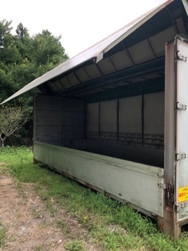 大きめ 4t 手動 ウイング コンテナ！