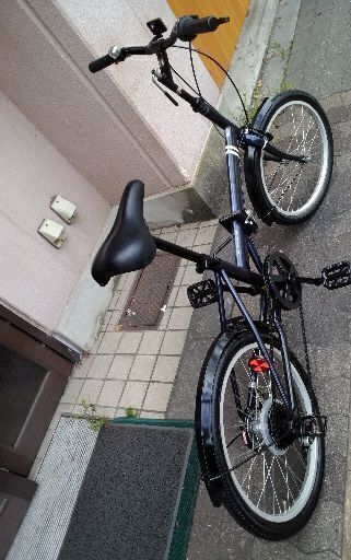 [TAKEDA]foresta 20吋折り畳み自転車 外装6段/ネイビーｘブラック