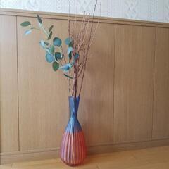 ウニコunicoで購入。ガラス花瓶フラワーベース観葉植物北欧インテリア