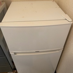 2ドア冷蔵庫　Haier JR-N85B 2017年製