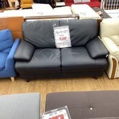 KG-124【新入荷　リサイクル品】2シーターソファ　黒 KG-124【新入荷 リサイクル品】2シーターソファ 黒