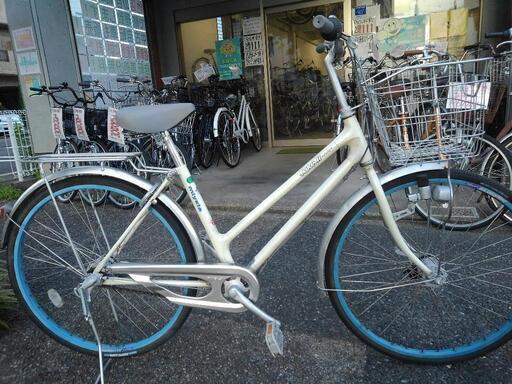 中古自転車 2151 ミヤタ 26インチ アルミフレーム 3段ギヤ LED 
