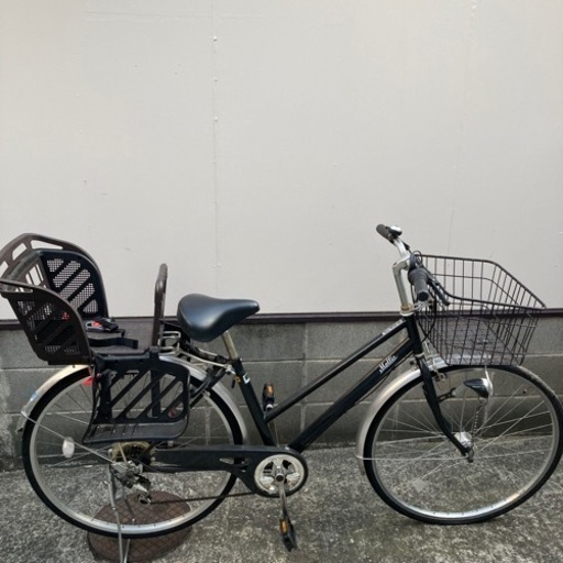 【引き取り交渉中】自転車　黒　ギアあり