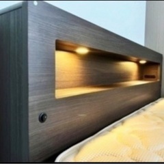 ダブルベッド ラクトコンセント付き　シモンズ  simmons 