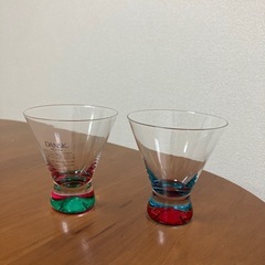 ガラスコップ2個