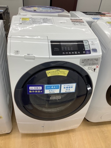 【トレファク イオンモール常滑店】2016年製HITACHIの10.0kgドラム式洗濯乾燥機！6ヶ月保証付き！！