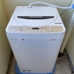 美品 SHARP シャープ 洗濯機 ES-GE6D 6kg 20...