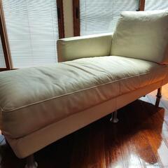 アクタス□ギャラリーM□最高級本革カウチソファー□ホワイトレザー