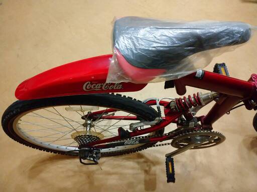 プジョーとコカコーラのコラボレーションモデルの自転車