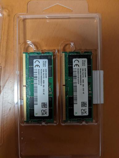 SK DDR5 16GBx2枚(32GB) 4800MT/秒