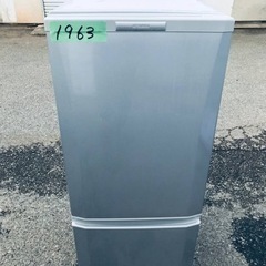 1963番 三菱✨ノンフロン冷凍冷蔵庫✨MR-P15X-S‼️