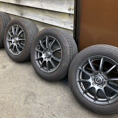 【成約、終了します】205/60R16　アルミホイル付　ヴォクシー外し・適合多種　ノア/ステップワゴン/セレナ