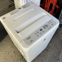 パナソニック 全自動洗濯機 キーワード ホワイト NA-F50BE6-KWの画像