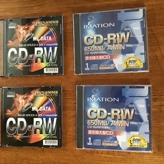 CD-RW (650MB)　４枚