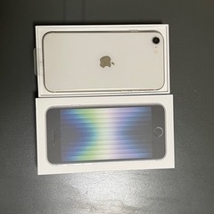 iPhone SE 第3世代 64GB スターライト ホワイト ...