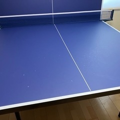 IGNIO卓球台　セパレート式キャスター無し　練習ボール&自作のボールカート付き！　☆配達要相談☆