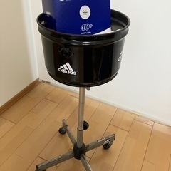 IGNIO卓球台　セパレート式キャスター無し　練習ボール&自作のボールカート付き！　☆配達要相談☆