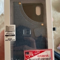 guess iPhoneXケース　早い者勝ちです