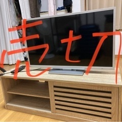 【ネット決済】ニトリのテレビ台+32型液晶テレビ