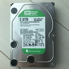 ハードディスク　2TB