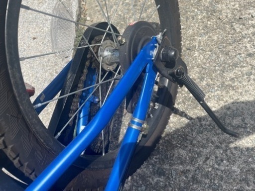 【値下げ】自転車 子供 ジェネレーターキッズE 18インチ イオンバイク 青 ブルー コマ無し　美品 値下げ】自転車 子供 ジェネレーターキッズE 18インチ イオンバイク 青