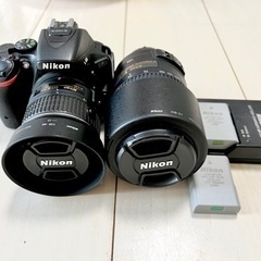 Nikon D5500 ダブルレンズ　バッテリー2個