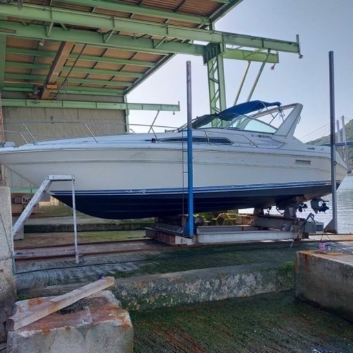 中古ボート　シーレイ　31Ft サンダンサー (エンジン　発電機　修理済み)