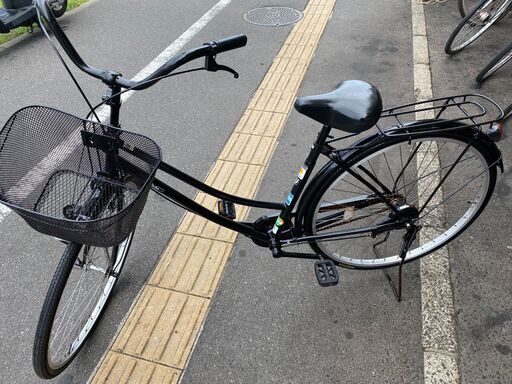 リサイクルショップどりーむ荒田店　No.264　自転車　大人気27インチ！　LEDライト付き　カゴ付き！早い者勝ち！ リサイクルショップどりーむ荒田店 No.264 自転車 大人気27インチ