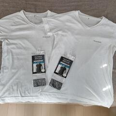 2枚セット　モンベル・ジオライン　L.W. Vネック　Tシャツ　...