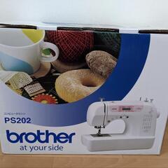未使用】コンピュータミシン brother PS202 フットコントローラー付き