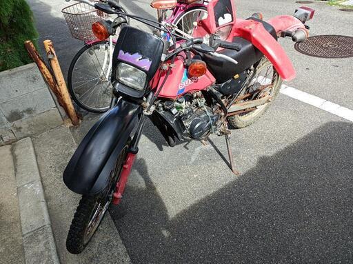 ☆ハスラー50 TS50W☆ SUZUKI フルサイズ原付 50cc オフロードバイク